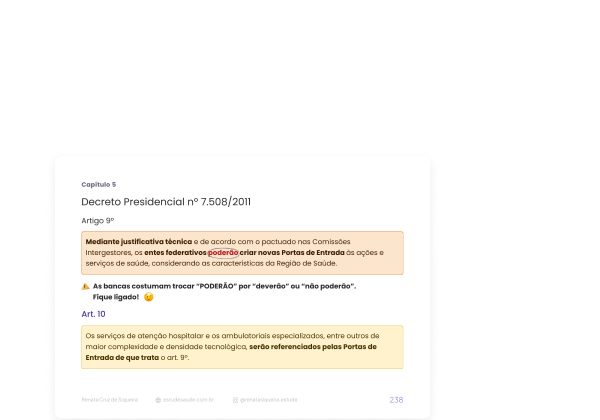 Legislação Aplicada ao SUS