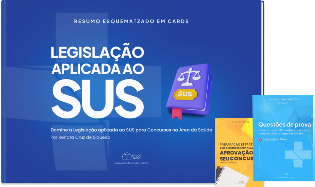 Legislação Aplicada ao SUS - Resumo Esquematizado em Cards