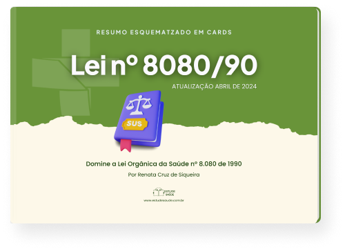Lei 8080 - Resumo Esquematizado em Cards