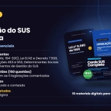 SUPER COMBO DE ESTUDOS SUS (10 em 1): Legislação completa + CARDS revisão + Caderno de questões